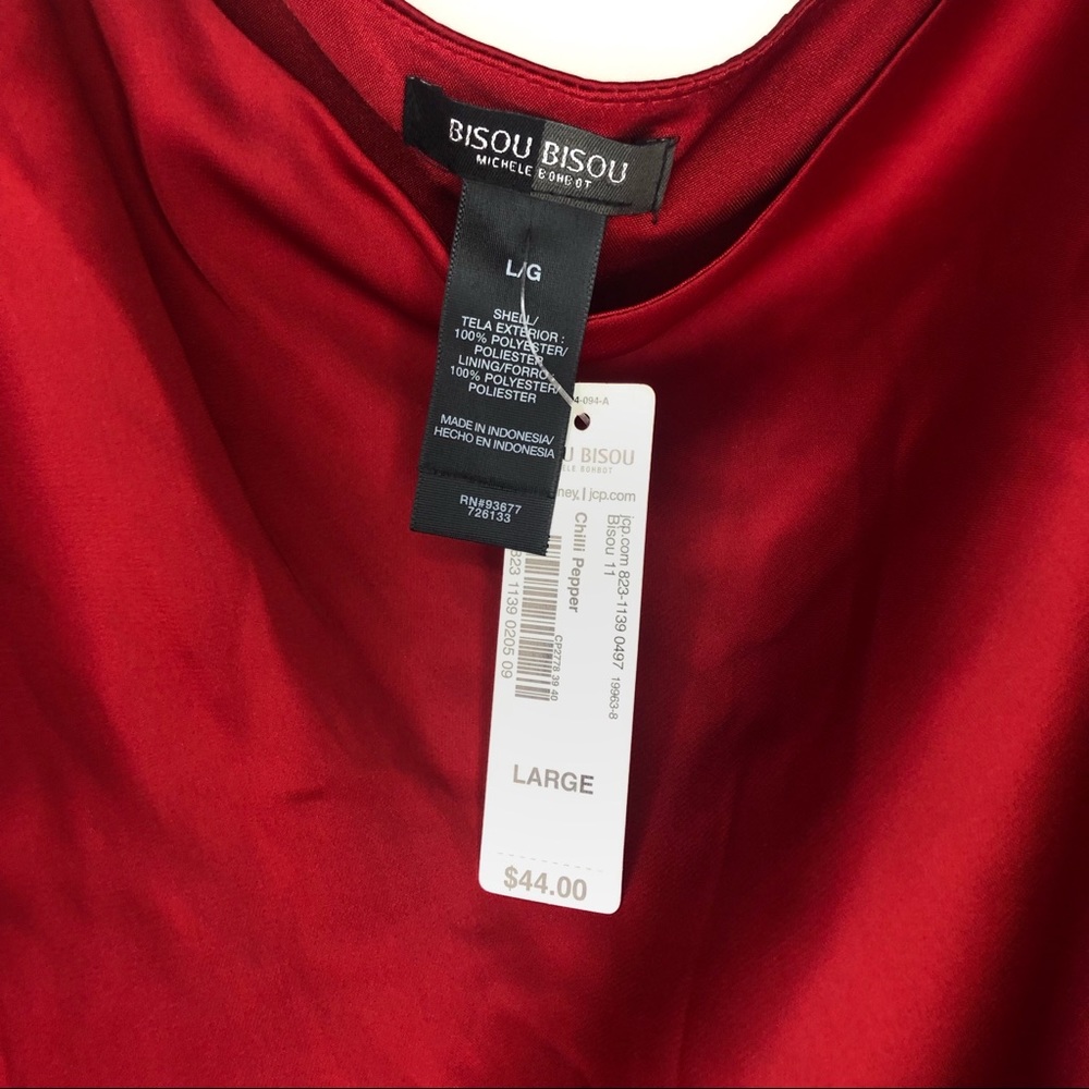 NWT Bisou Bisou Blouse - Picture 4 of 6